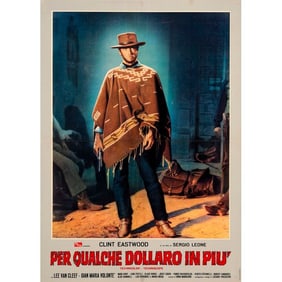 FOR A FEW DOLLARS MORE - Italian Large Vertical Photobusta (27" x 37"); Country-of-Origin; Fine+ on
