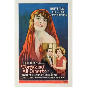 FORSAKING ALL OTHERS - One Sheet (26.5" x 40"); Stone Lithograph; Fine+ on Linen