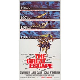 THE GREAT ESCAPE - Three Sheet (41" x 79"); Very Fine+ Folded