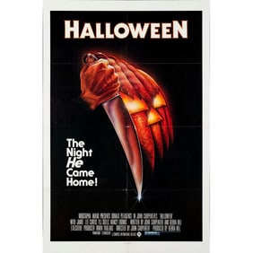 HALLOWEEN - One Sheet (27" x 41"); Blue Ratings Box Style; Very Fine Folded