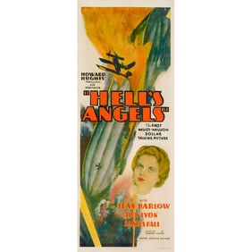 HELL'S ANGELS - Insert (14" x 36"); Very Good+ Rolled