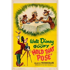 HOLD THAT POSE - One Sheet (28" x 41"); Style A; Very Fine- on Linen
