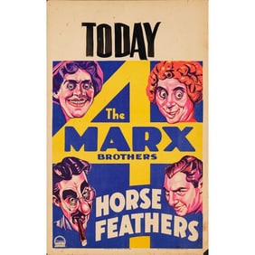 HORSE FEATHERS - Window Card (14" x 22"); Fine+