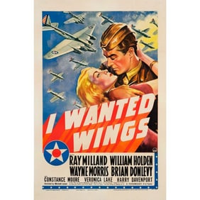 I WANTED WINGS - One Sheet (27" x 41"); Style A; Fine on Linen