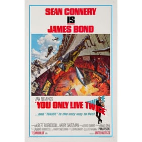 JAMES BOND: YOU ONLY LIVE TWICE - One Sheet (27" x 41"); Style A; Very Fine Folded