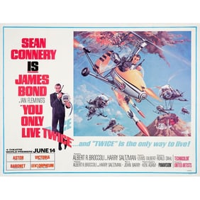JAMES BOND: YOU ONLY LIVE TWICE - New York Subway Poster (59" x 46"); Style B; Fine+ on Linen