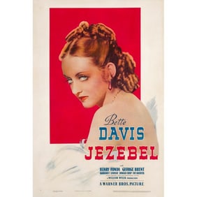 JEZEBEL - One Sheet (27" x 41"); Fine on Linen