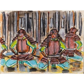 KAGEMUSHA - Signed Original Preliminary Artwork (13.5" x 10.5" (Artwork), 22" x 18" x 1" (Frame)