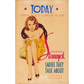 LADIES THEY TALK ABOUT - Window Card (14" x 22"); Fine+