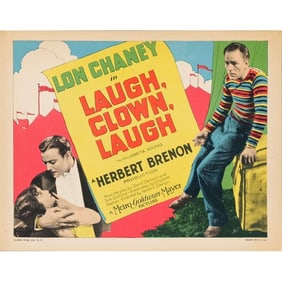 LAUGH, CLOWN, LAUGH - Title Lobby Card (11" x 14"); Very Fine