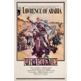 LAWRENCE OF ARABIA - One Sheet (27" x 41"); Roadshow Style A; Very Fine- on Linen