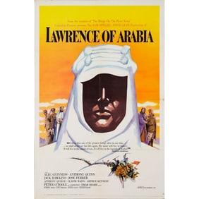 LAWRENCE OF ARABIA - One Sheet (27" x 41"); Roadshow Style B; Very Fine+ Folded