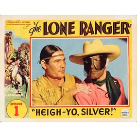 THE LONE RANGER - Lobby Card (11" x 14"); Episode 1: "Heigh-Yo, Silver!"; Fine+