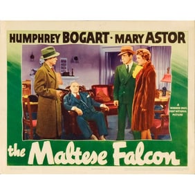 THE MALTESE FALCON - Lobby Card (11" x 14"); CGC-Graded 6.5; Fine+
