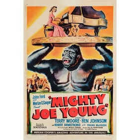 MIGHTY JOE YOUNG - One Sheet (27" x 41"); Style B; Very Fine- on Linen