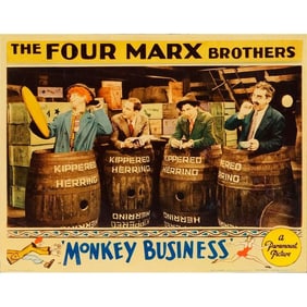 MONKEY BUSINESS - Lobby Card (11" x 14"); Very Good+ on Paper