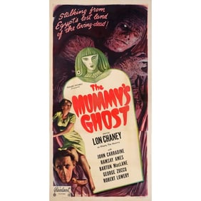 THE MUMMY'S GHOST - Three Sheet (41" x 80"); Very Fine- on Linen