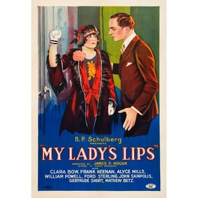 MY LADY'S LIPS - One Sheet (27" x 41"); Stone Lithograph; Very Fine- on Linen