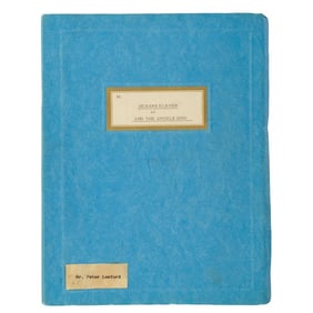 OCEAN'S ELEVEN - Draft Script, B&W Single-Weight Glossy Photograph, Correspondence (3), Handwritten
