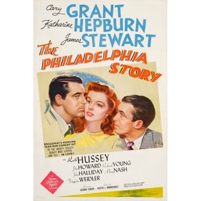 THE PHILADELPHIA STORY - One Sheet (27" x 40"); Style D; Very Fine- on Linen