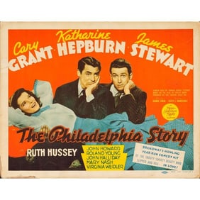 THE PHILADELPHIA STORY - Title Lobby Card (11" x 14"); Fine+