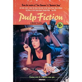 PULP FICTION - One Sheet (27" x 40"); Recalled "Lucky Strike" Advance Style; Very Fine Rolled