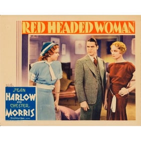 RED-HEADED WOMAN - Lobby Card  (11" x 14"); Very Fine+
