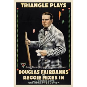 REGGIE MIXES IN - One Sheet (28" x 41"); Stone Lithograph; Fine+ on Foam Board