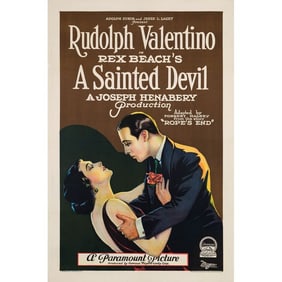 A SAINTED DEVIL - One Sheet (27" x 40"); From the Donna Hill Collection; Style B, Stone Lithograph;