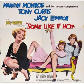 SOME LIKE IT HOT - Six Sheet (80" x 80"); Fine+ Folded
