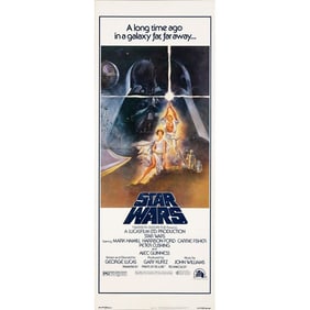 STAR WARS: A NEW HOPE - Insert (14" x 36"); Very Fine- Rolled