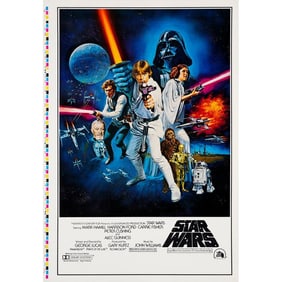 STAR WARS: A NEW HOPE - International One Sheet with Ratings Block (28" x 41"); Printer's Proof,