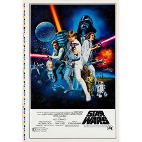 STAR WARS: A NEW HOPE - International One Sheet with Ratings Block (28" x 41"); Printer's Proof,