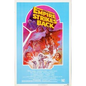 STAR WARS: THE EMPIRE STRIKES BACK - One Sheet (27" x 41"); Teal Style; Very Fine Rolled