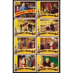 SUPERMAN AND THE MOLE MEN - Lobby Card Set (8), Pressbook (11" x 14", 8.5" x 11"); Fine+