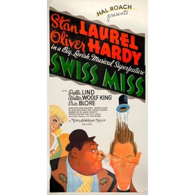 SWISS MISS - Three Sheet (41" x 79"); Style A; Fine- on Linen