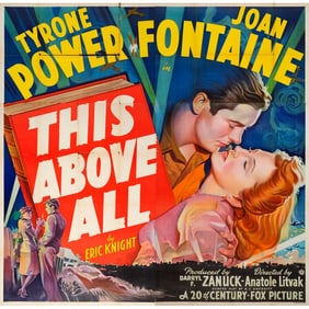 THIS ABOVE ALL - Six Sheet (80" x 80"); Stone Lithograph; Very Fine- Folded