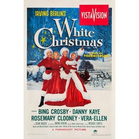 WHITE CHRISTMAS - One Sheet (27" x 41"); Very Fine on Linen