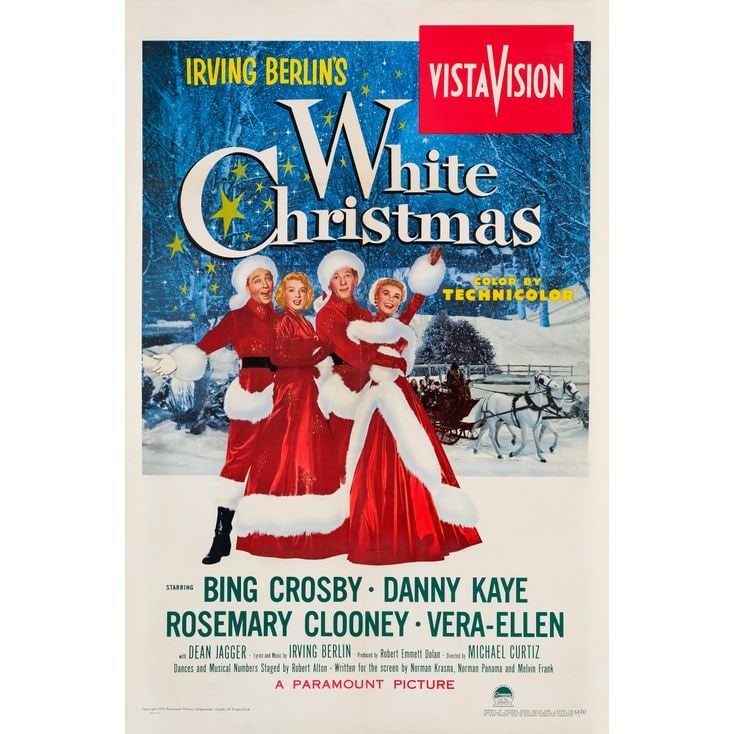 WHITE CHRISTMAS - One Sheet (27" x 41"); Very Fine on Linen (1 of 1)