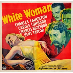 WHITE WOMAN - Six Sheet (82" x 79"); Style A, Stone Lithograph; Very Fine- on Linen
