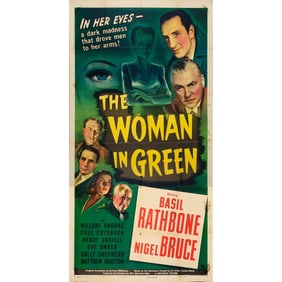 THE WOMAN IN GREEN - Three Sheet (41" x 81"); Style A; Fine Folded