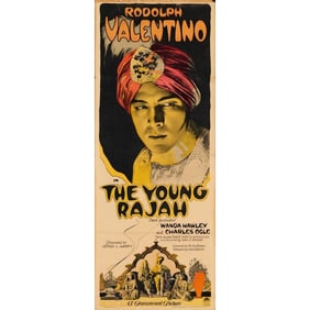 THE YOUNG RAJAH - Insert (14" x 36"); From the Donna Hill Collection; Fine+ Folded
