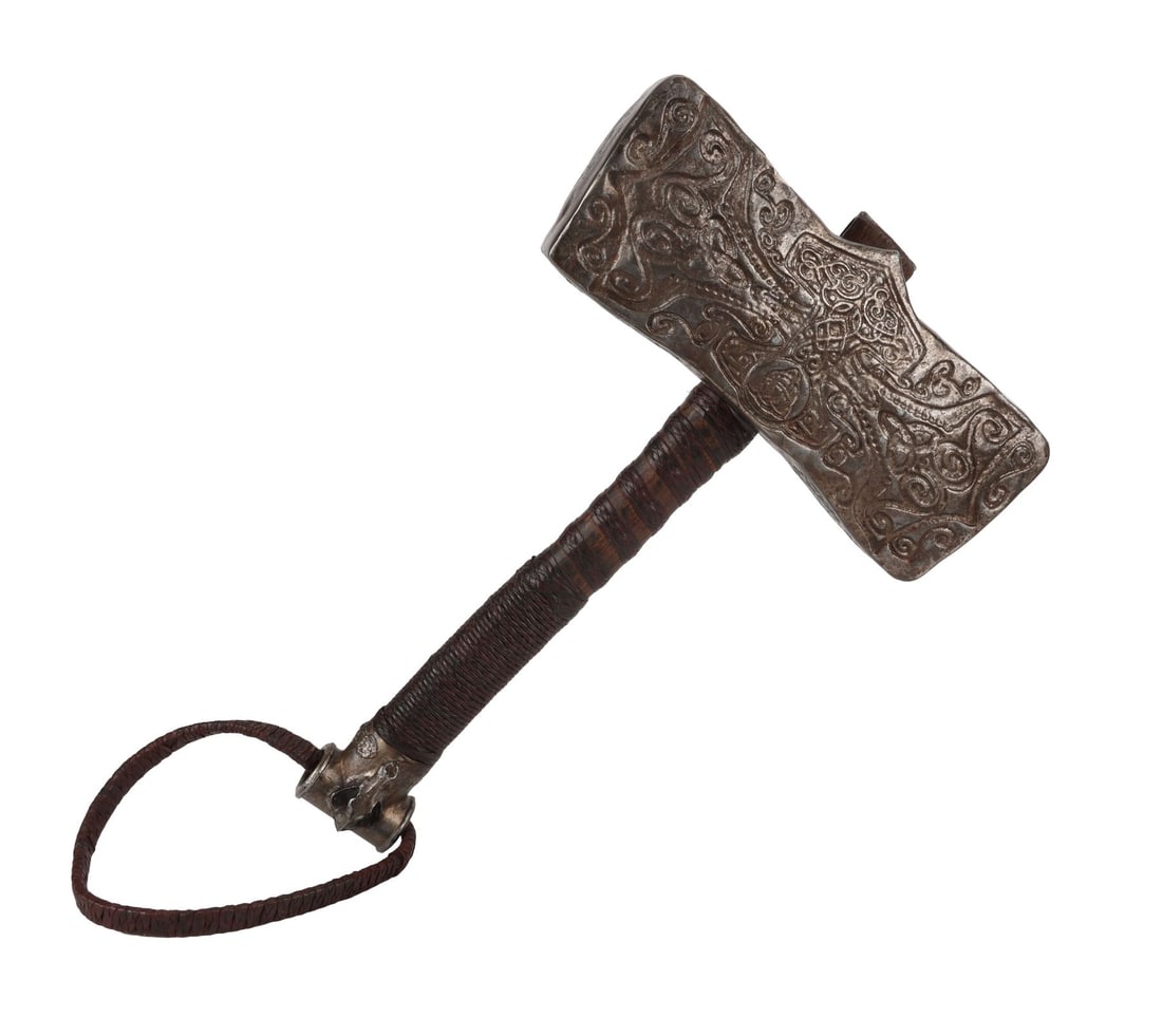 AMERICAN GODS (2017-2021) - Donar Odinson's (Derek Theler) Hero Mjolnir: AMERICAN GODS (2017-2021) - Donar Odinson's (Derek Theler) Hero Mjolnir - Donar Odinson's (Derek Theler) hero Mjolnir from the fantasy drama television series American Gods. Donar Odinson (aka "Donar