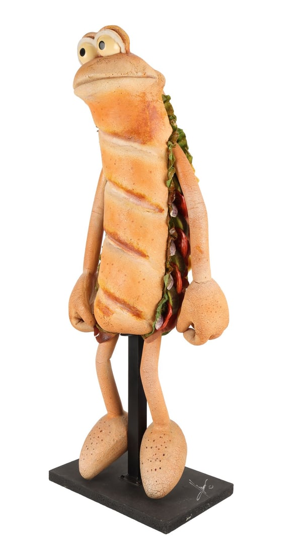 SUBWAY - SubWayne Sandwich Puppet: SUBWAY - SubWayne Sandwich Puppet - A SubWayne sandwich puppet used in several German television adverts for the US sandwich restaurant chain Subway. In the series of spots from the mid-2000s, includi