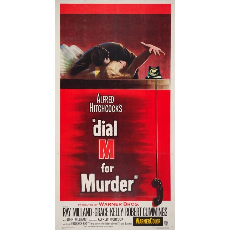 DIAL M FOR MURDER - Three Sheet (42" x 79"); The Collection of the Late J. Stephen Ryan; Very Fine- (1 of 1)