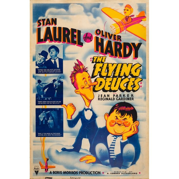 THE FLYING DEUCES - 40 x 60; Fine+ on Foam Board (1 of 1)