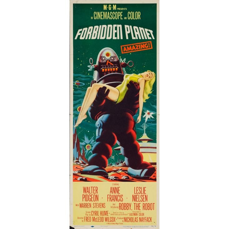 FORBIDDEN PLANET - Insert (14" x 36"); Fine+ Folded (1 of 1)