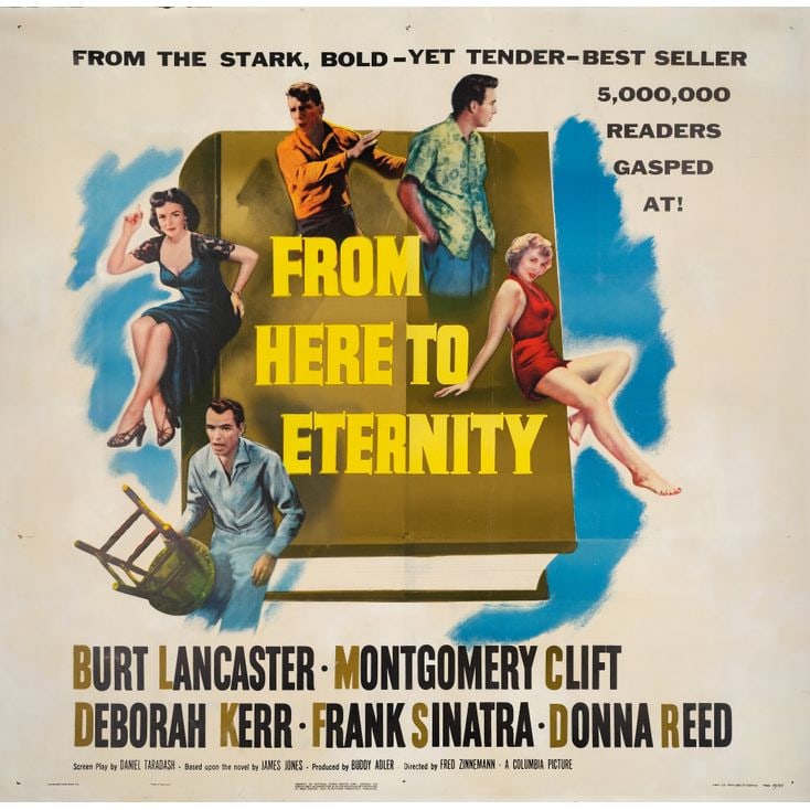 FROM HERE TO ETERNITY - Six Sheet (80" x 79"); The Collection of the Late J. Stephen Ryan; Very (1 of 1)