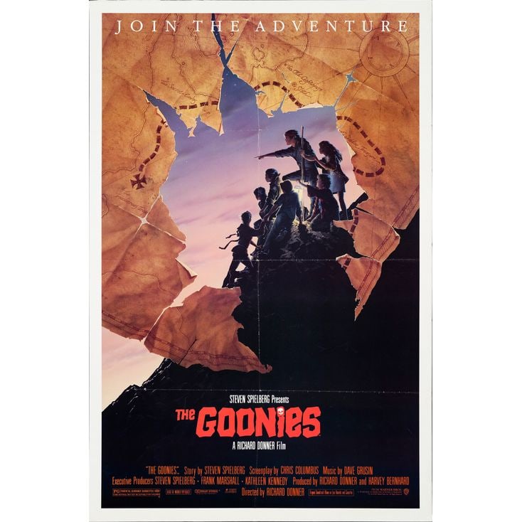THE GOONIES - One Sheet (27" x 41"); Style B; Very Fine- Folded (1 of 1)
