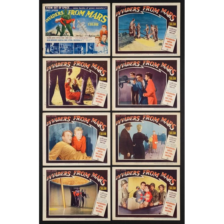 INVADERS FROM MARS - Lobby Card Set (8) (11" x 14"); The Collection of the Late J. Stephen Ryan; (1 of 1)
